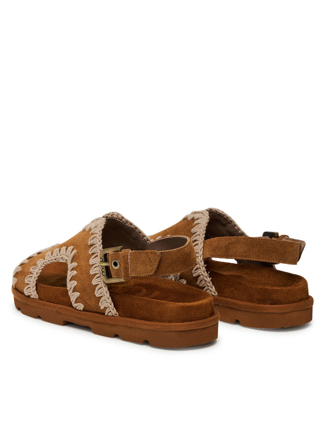 Mou Sandali Mou Low bio sandal MU.SW631006A Rjava