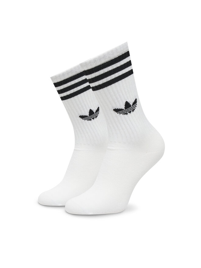 adidas Довгі шкарпетки adidas 3-Stripes High JV7418 Кольоровий