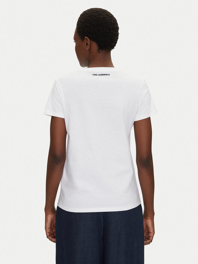 KARL LAGERFELD KARL LAGERFELD Camiseta A1W17019 Blanco Regular Fit