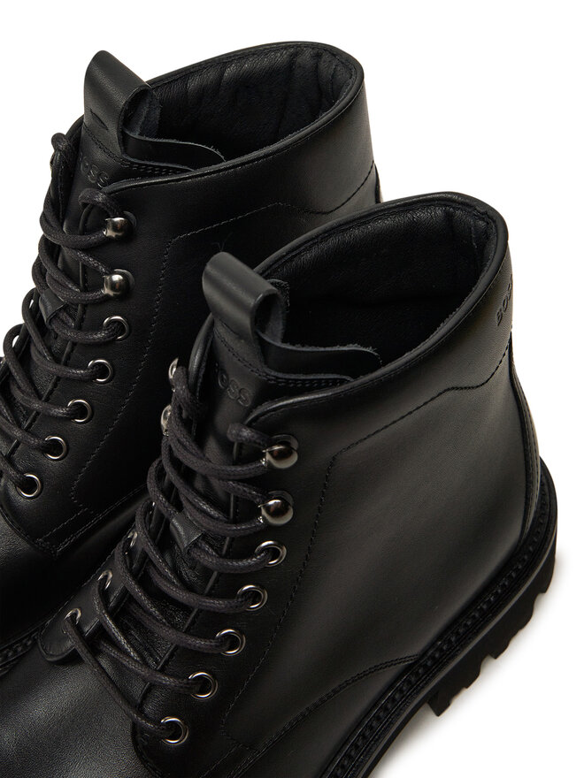 BOSS Schnürstiefeletten Boss Julyo 50529274 Schwarz