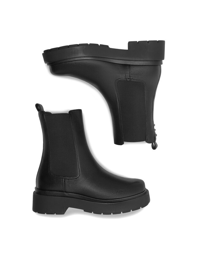 Sergio Bardi Μποτάκια με λάστιχο Sergio Bardi RST-C1059-01SB Μαύρο