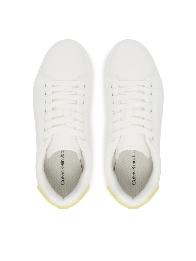 Calvin Klein Jeans Снікерcи Calvin Klein Jeans Classic Cupsole Ru Patch Lth Wn YW0YW01845 Білий