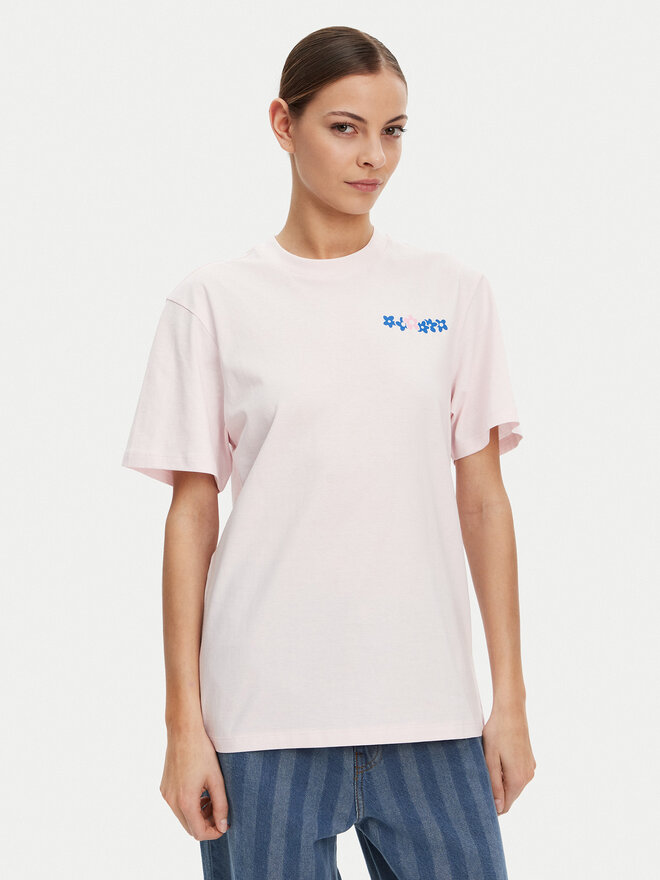HUGO HUGO T-Shirt Vintage Tee 50537239 Hellrosa Relaxed Fit