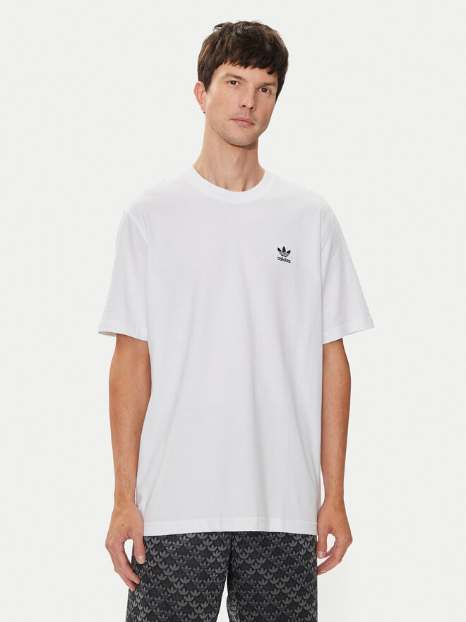 adidas adidas Marškinėliai adicolor Classics Trefoil IM4513 Balta Loose Fit