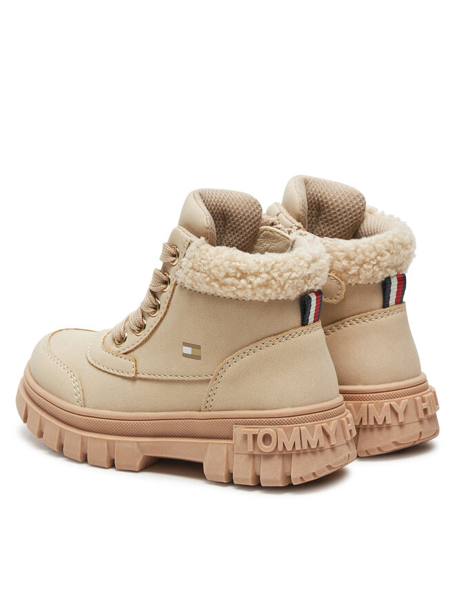 Tommy Hilfiger Bakancs Tommy Hilfiger Lace-Up Bootie T1A5-33597-1628 M Bézs
