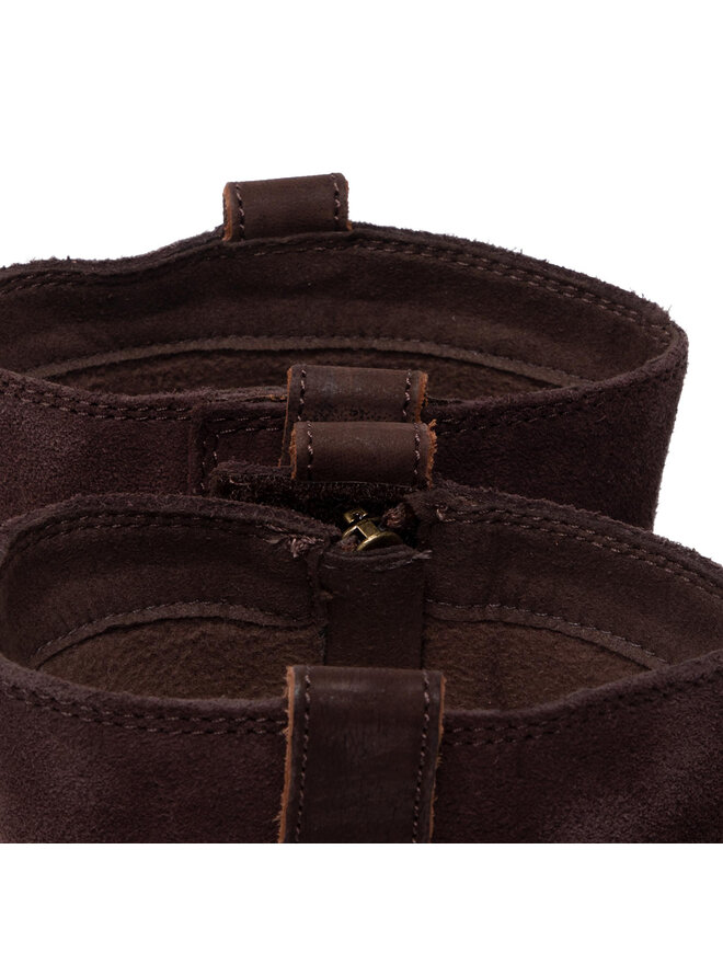 Timberland Kozačky Timberland Courma Kid Wl Biker Bt TB0A2HJYV13 Hnědá