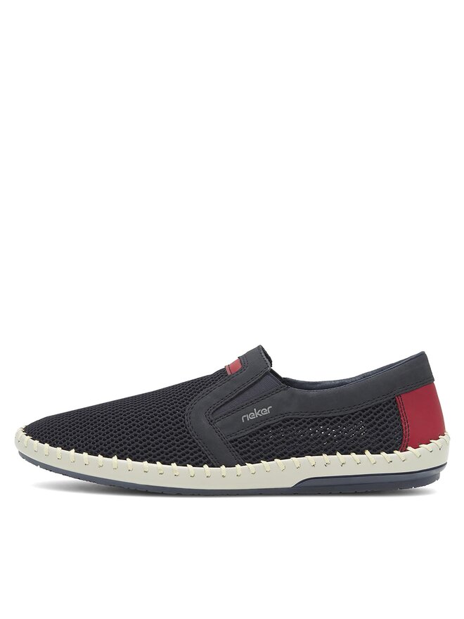 Rieker Pantofi Rieker B4554-14 Bleumarin