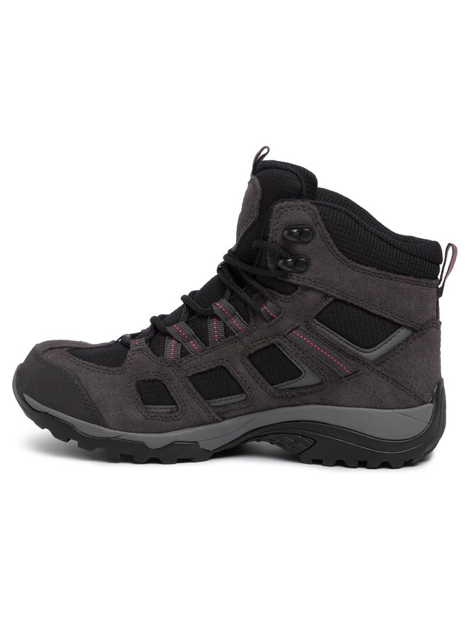 Jack Wolfskin Pārgājienu apavi Jack Wolfskin Vojo Hike 2 Texapore Mid W 4032381 Pelēks