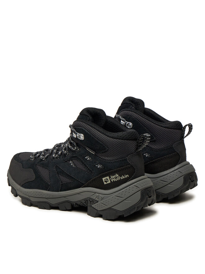 Jack Wolfskin Pārgājienu apavi Jack Wolfskin Vojo Tour Texapore Mid W A62071 Pelēks