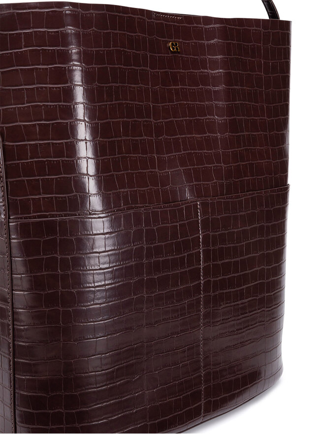Gino Rossi Handtasche Gino Rossi CS7779-CROCO Braun