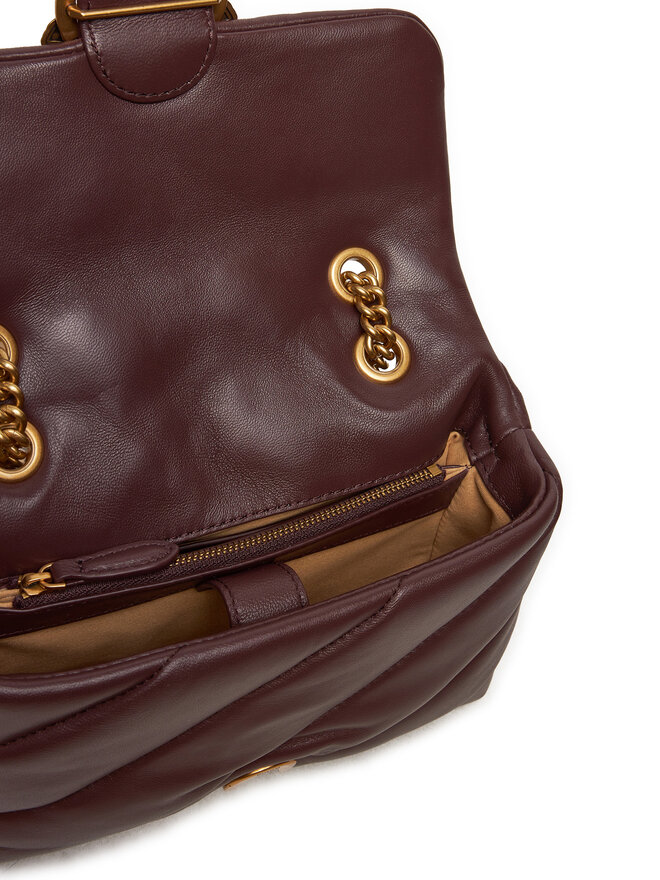 PINKO Handtasche PINKO Love Puff Mini Cl AI 24-25 PLTT 100039 A0F2 Braun