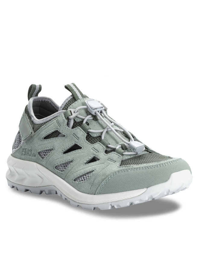 Jack Wolfskin Туристически Jack Wolfskin Woodland 2 Hybrid Low 4051351 Сив