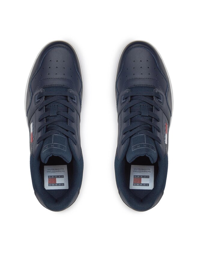 Tommy Jeans Сникърси Tommy Jeans Tjm Retro Basket Ess EM0EM01395 Тъмносин