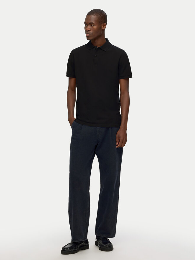 Selected Homme Selected Homme Poloshirt 16095851 Schwarz Slim Fit