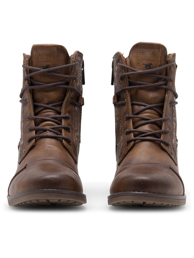 Mustang Schnürschuhe Mustang 1229-508 Braun