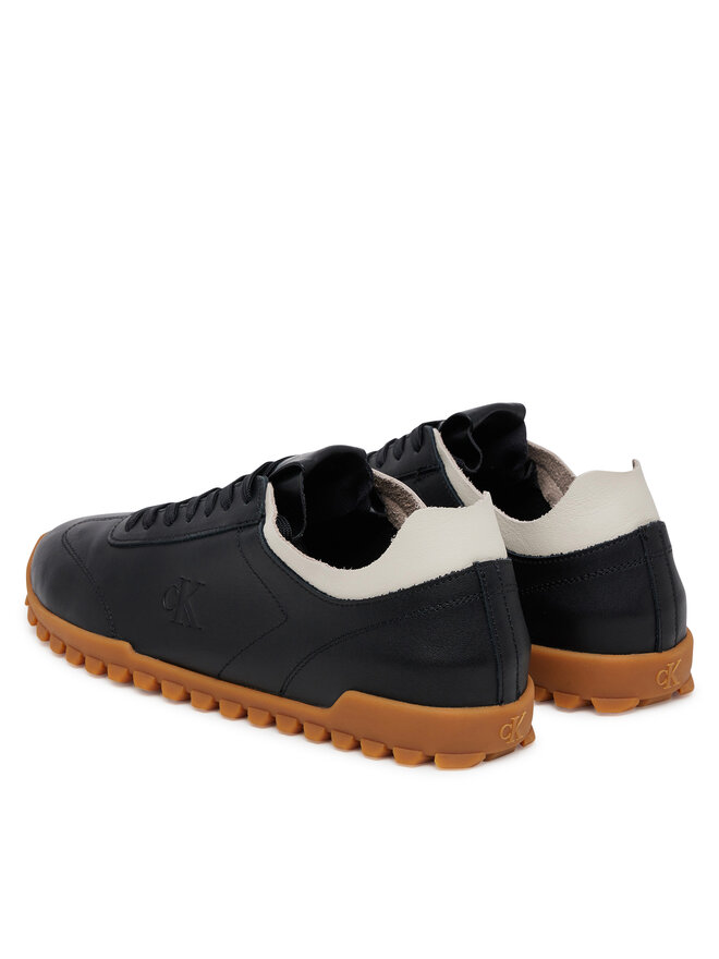 Calvin Klein Jeans Αθλητικά Calvin Klein Jeans Low Profile Runner Mg Lth Mix YW0YW01847 Μαύρο