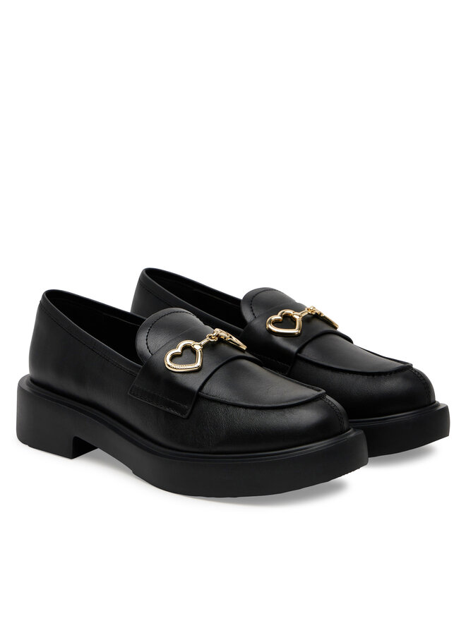 LOVE MOSCHINO Loaferice LOVE MOSCHINO JA10394G1MIA0000 Crna