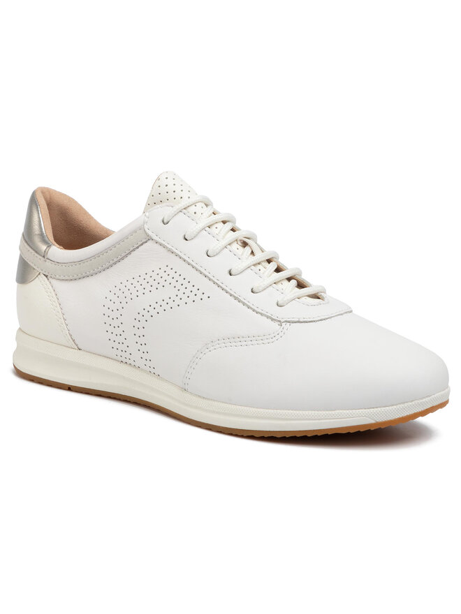 Sneakers Geox D Avery C D02H5C 08554 C1000 Blanc chaussures