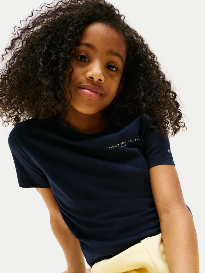 Tommy Hilfiger Tommy Hilfiger T-Shirt KS0KS00594 Σκούρο μπλε Regular Fit