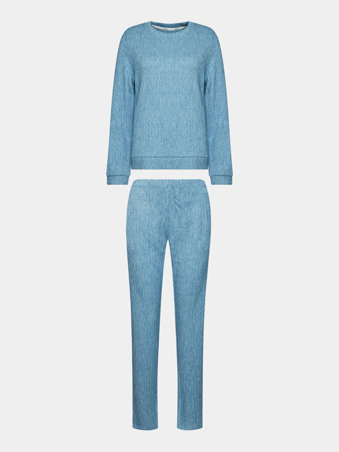 Selmark Selmark Pijama Espiga P6473 Azul Regular Fit