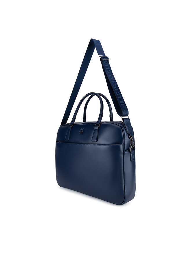 Beverly Hills Polo Club Geantă pentru laptop Beverly Hills Polo Club BHPC-L-016-07 Bleumarin