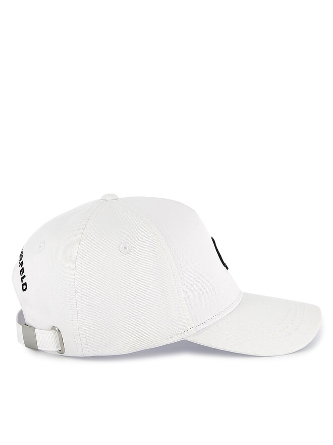 KARL LAGERFELD Czapka z daszkiem KARL LAGERFELD Z30398 Biały