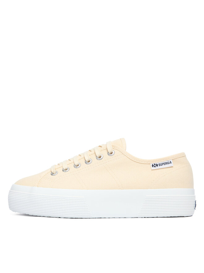 Superga Sneakers aus Stoff Superga Platform Leggera S2142ZW Beige