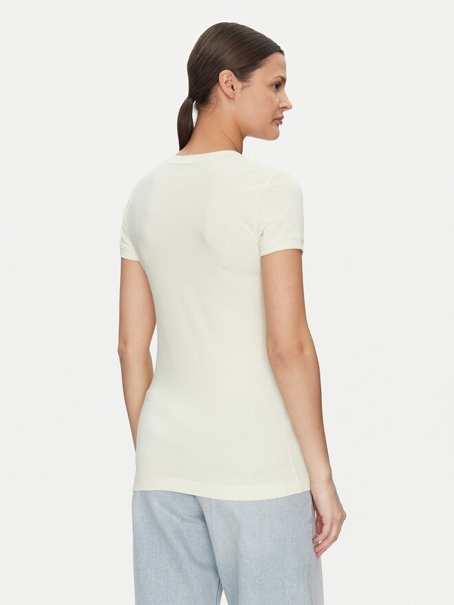 Guess Guess Marškinėliai W2YI44 J1314 Geltona Slim Fit