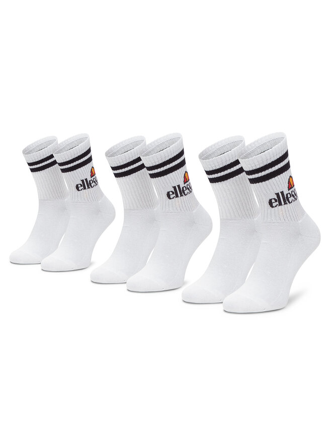 Lot de 3 paires de chaussettes hautes homme Ellesse Pullo SAAC0620 Blanc