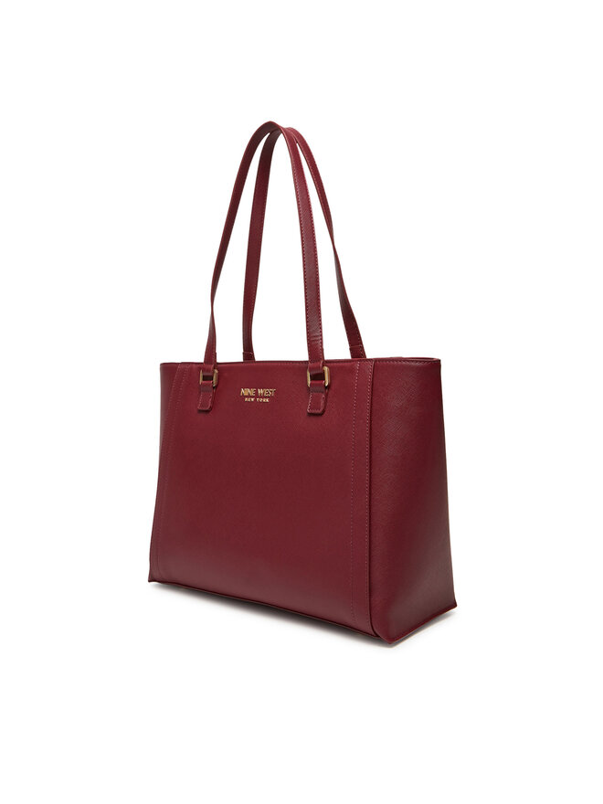 Nine West Ročna torba Nine West CEO-Midtown Maven-LX9844 Bordo rdeča