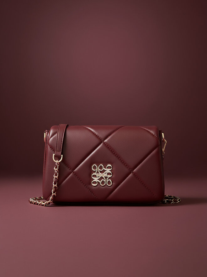 Nine West Handtasche Nine West CEO-ANNA-LA482-3299 Dunkelrot