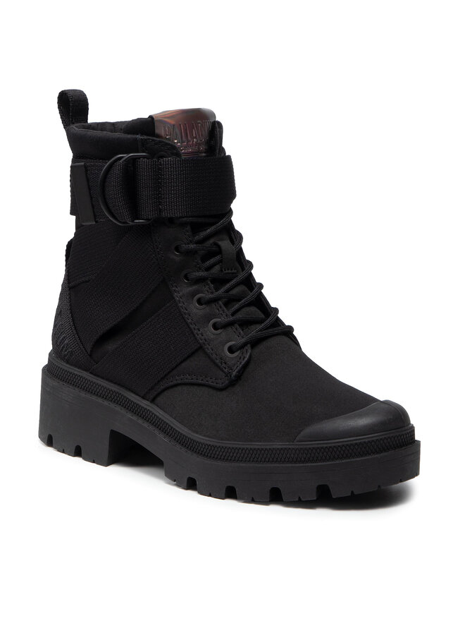 Palladium Schnürstiefeletten Palladium Pallabase Tact S Tx 97184-010-M Schwarz