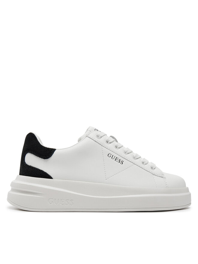 Guess Sneakersy Guess Elbina FLJELB LEA12 Biały