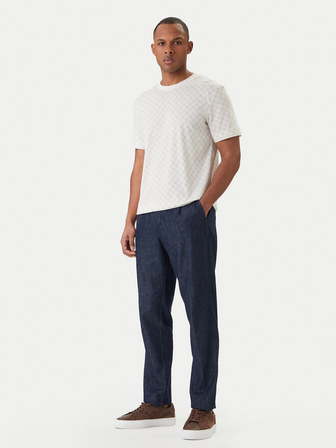 JOOP! JOOP! T-Shirt Victormanuel 30101945 Écru Regular Fit