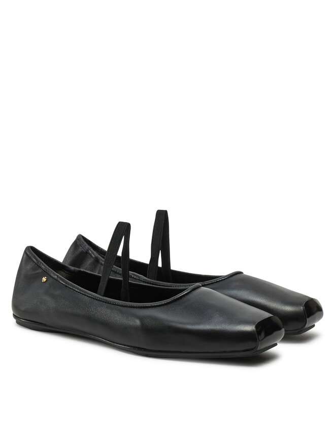 Tory Burch Baleriny Tory Burch Runway Ballet 157625 Czarny
