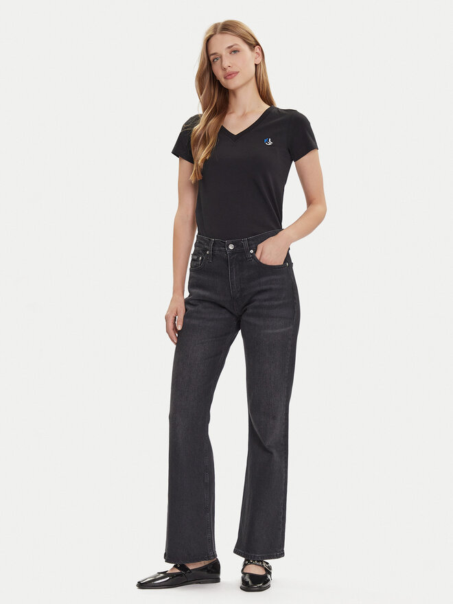 Karl Lagerfeld Jeans Karl Lagerfeld Jeans T-Shirt A2W17097 Schwarz Regular Fit