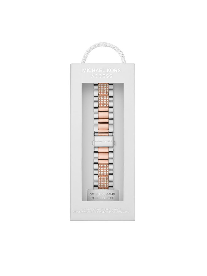 Pulsera intercambiable para el Apple Watch Michael Kors MKS8005 Plata zapatos.es
