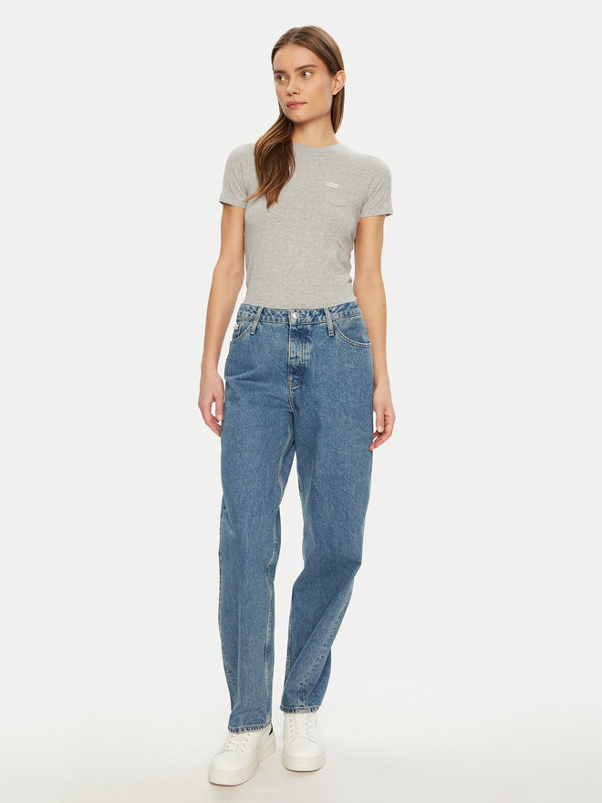 Guess Jeans Guess Jeans Футболка W5RI52 J1314 Сірий Regular Fit