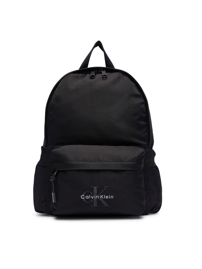 Calvin Klein Jeans Rucksack Calvin Klein Jeans Solid Monologo Backpack IU0IU00731 Schwarz