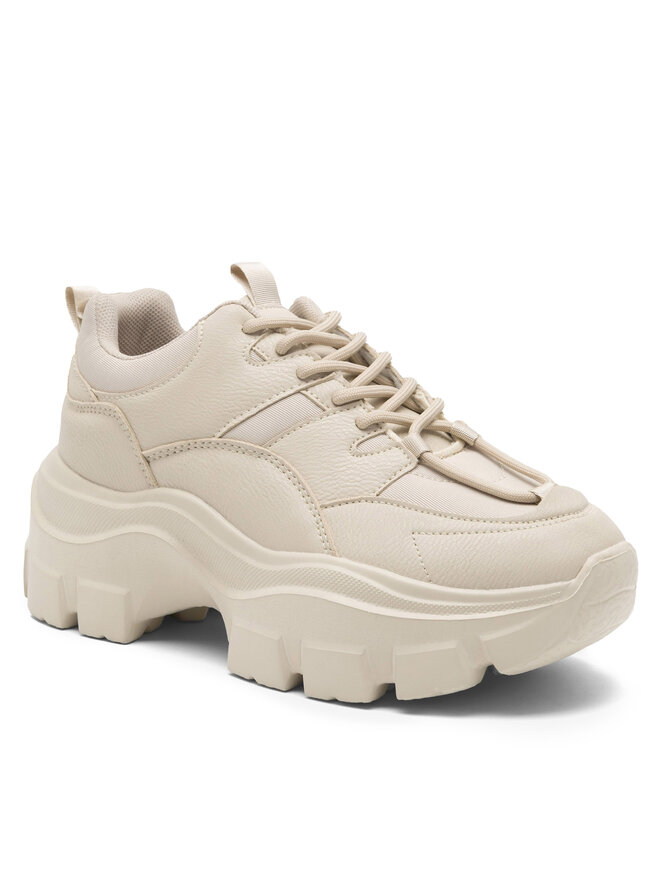 DeeZee Sneakersy DeeZee LIV WAG1252301A Béžová