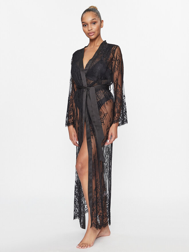 Hunkemöller Hunkemöller Bademantel Isabella 191638 Schwarz