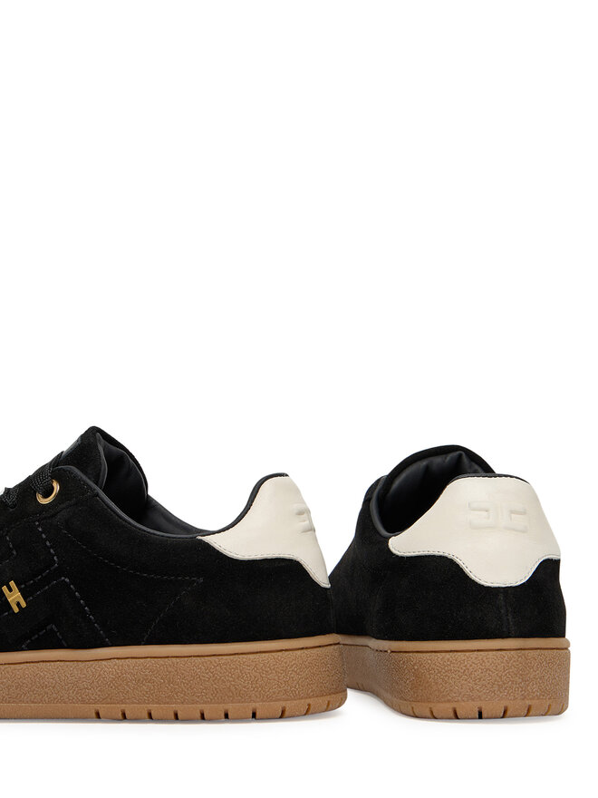 Elisabetta Franchi Sneakers Elisabetta Franchi Low Cut Lace Up F4A9-E0340-0071 D Negru