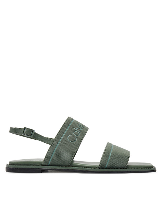 Calvin Klein Sandale Calvin Klein Flat Sandal He HW0HW01990 Verde