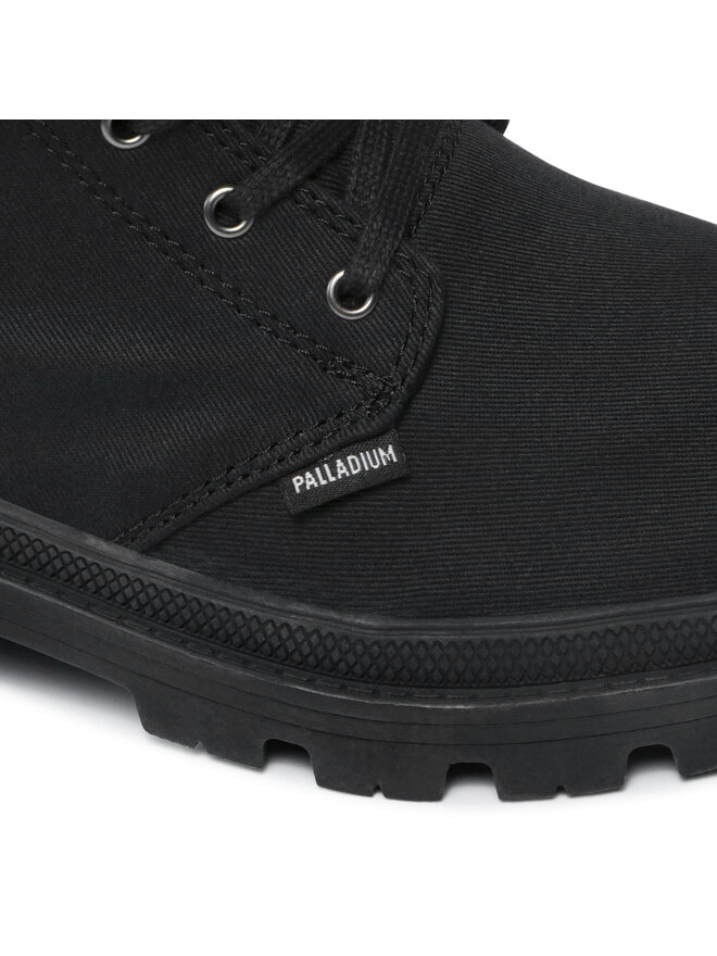 Palladium Bakancs Palladium Pallabase Twill 96907-008-M Fekete