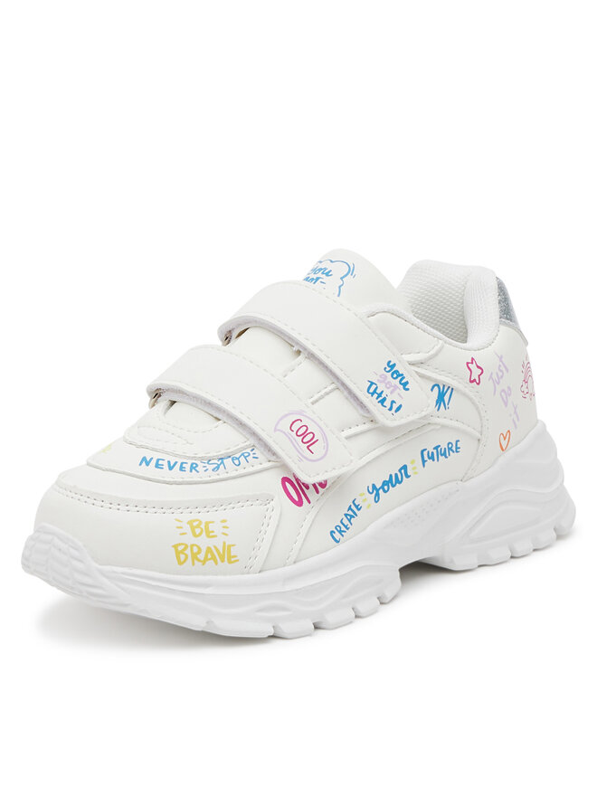 DeeZee Sneakersy DeeZee CEO-AVO-19627-002 Biały