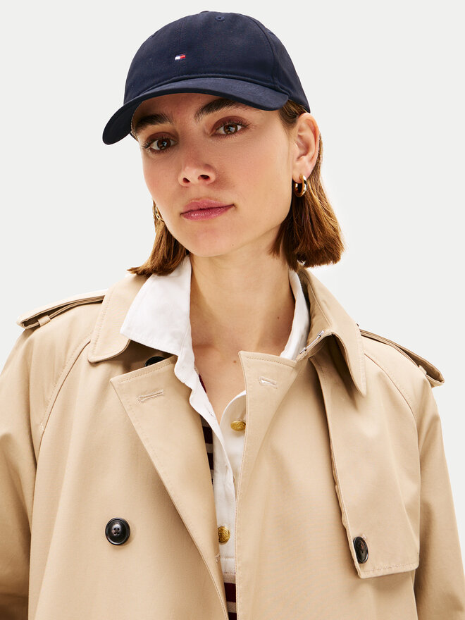 Tommy Hilfiger Cap Tommy Hilfiger Th Flag Soft 6 Panel AW0AW17781 Dunkelblau