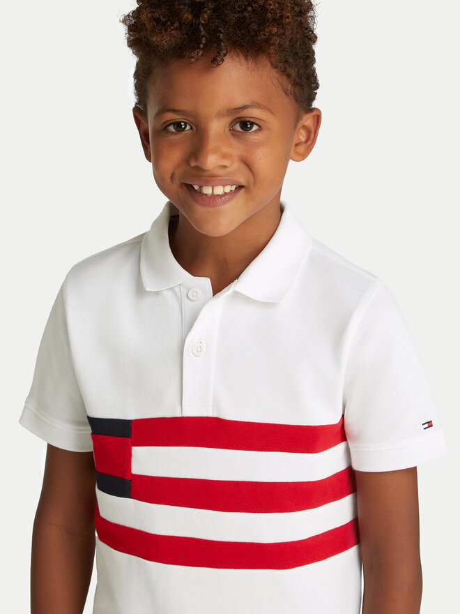 Tommy Hilfiger Tommy Hilfiger Poloshirt KB0KB09528 D Weiß Regular Fit