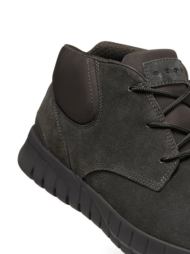 Geox Schnürschuhe Geox U Flextride U66MYC 0227T C6093 Dunkelbraun