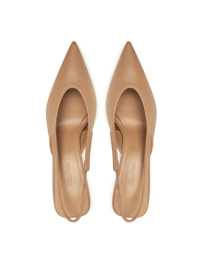 Max Mara Czółenka Max Mara 2514521052600 Brązowy