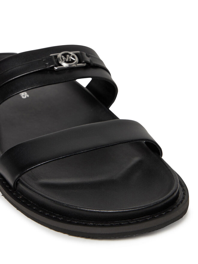 MICHAEL Michael Kors Pantoletten MICHAEL Michael Kors Mandy Flat Sandal 40S5MAFS2L Schwarz